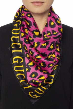 Silk scarf, zdjęcie 2 Silk scarf od Gucci
